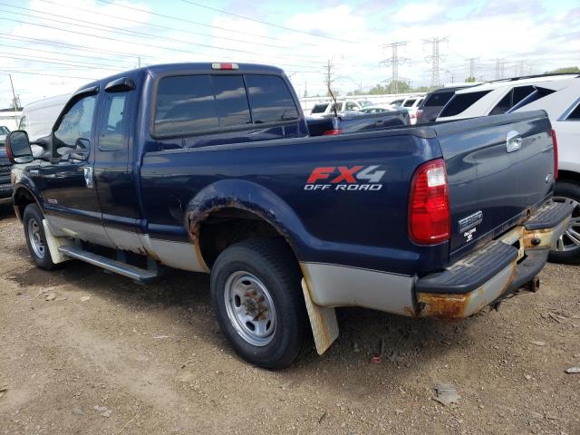 1FTSX21P16EB53607 - 2006 FORD F250 SUPER DUTY BLUE photo 2