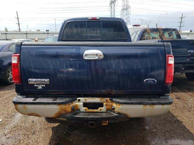 1FTSX21P16EB53607 - 2006 FORD F250 SUPER DUTY BLUE photo 6