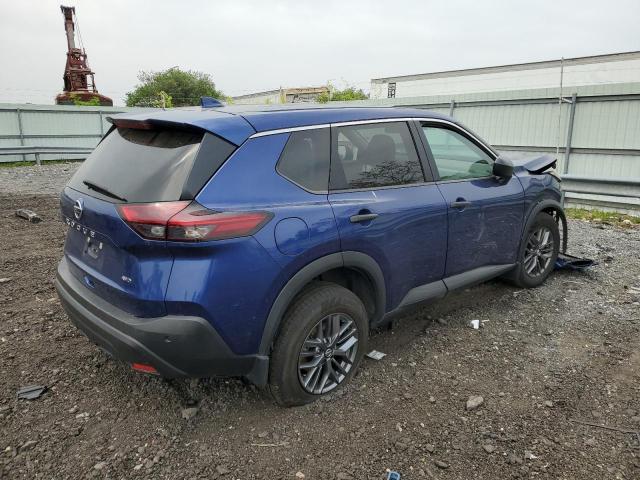 5N1AT3AB3MC844143 - 2021 NISSAN ROGUE S BLUE photo 3