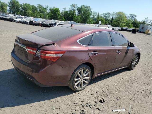 4T1BK1EB6EU102417 - 2014 TOYOTA AVALON BASE 栗色 照片 3