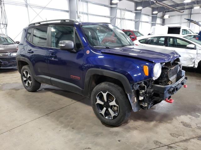 ZACNJDC14MPM92740 - 2021 JEEP RENEGADE TRAILHAWK BLUE photo 4