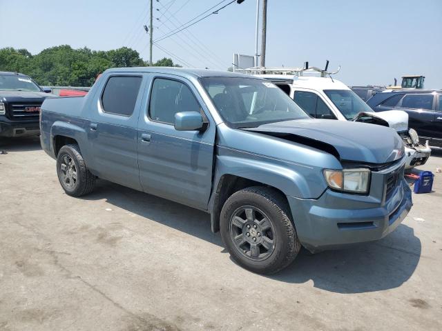 2HJYK16498H510914 - 2008 HONDA RIDGELINE RTS BLUE photo 4