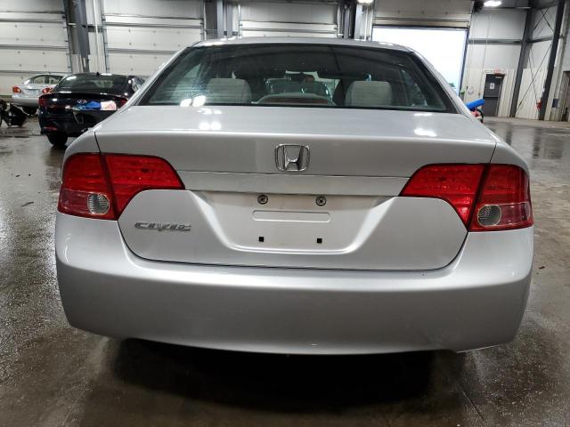 1HGFA15888L002618 - 2008 HONDA CIVIC EX SILVER photo 6