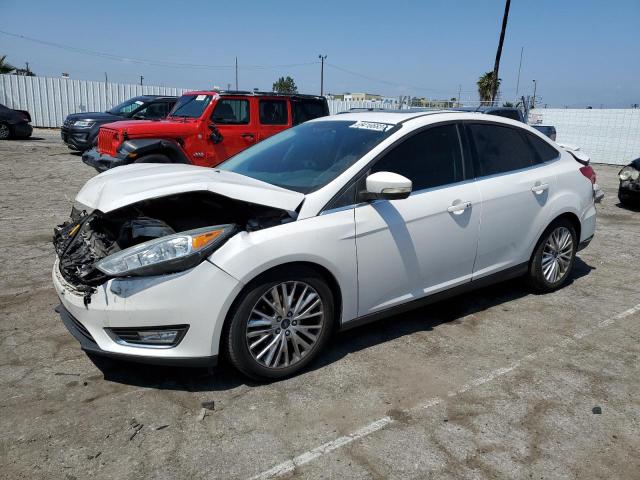 1FADP3J22FL361273 - 2015 FORD FOCUS TITANIUM WHITE photo 1