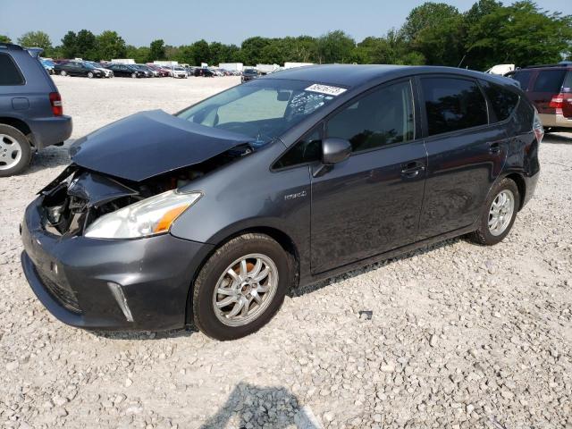 JTDZN3EU8D3233439 - 2013 TOYOTA PRIUS V GRAY photo 1