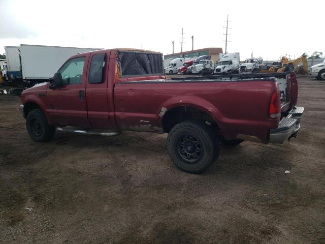 1FTWX32F4XEE68061 - 1999 FORD F-350 SUPER DUTY RED photo 2