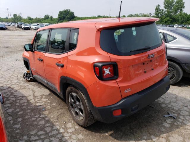 ZACCJAAH9FPC02620 - 2015 JEEP RENEGADE SPORT ORANGE photo 2