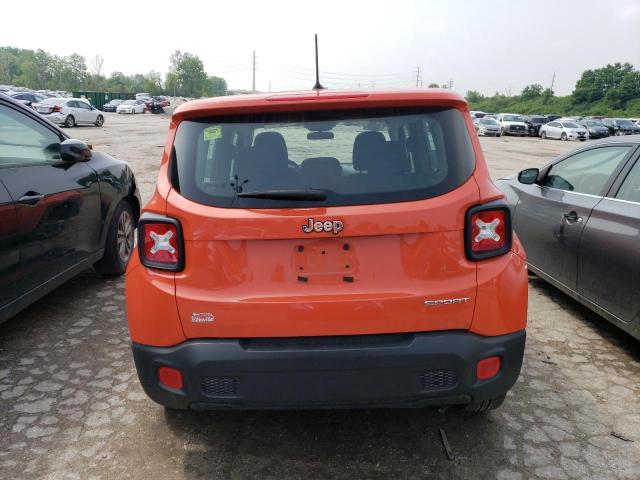 ZACCJAAH9FPC02620 - 2015 JEEP RENEGADE SPORT ORANGE photo 6