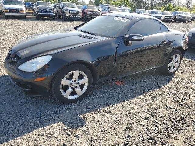 WDBWK54F66F114895 - 2006 MERCEDES-BENZ SLK 280 BLACK photo 1