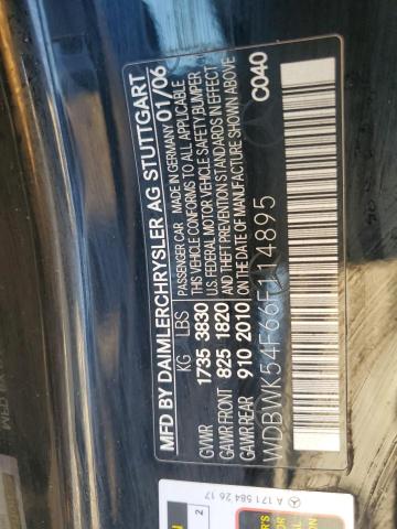 WDBWK54F66F114895 - 2006 MERCEDES-BENZ SLK 280 BLACK photo 12