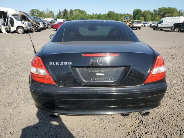 WDBWK54F66F114895 - 2006 MERCEDES-BENZ SLK 280 BLACK photo 6