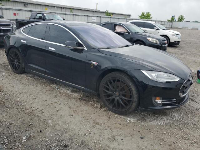 5YJSA1S14EFP29872 - 2014 TESLA MODEL S შავი ფოტო 4