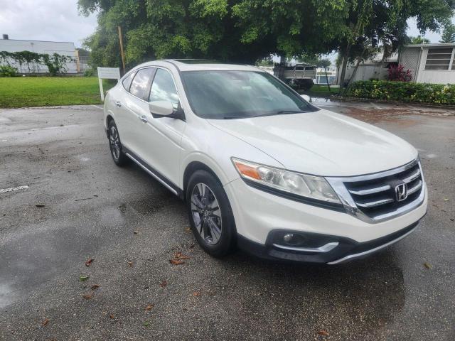 5J6TF2H58DL005582 - 2013 HONDA CROSSTOUR EXL WHITE photo 1