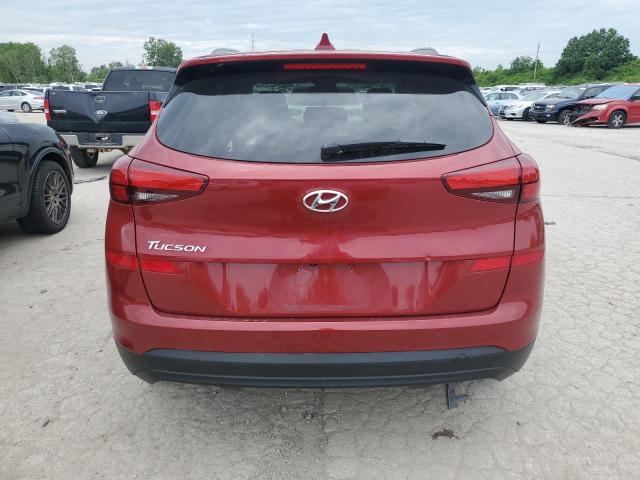 KM8J33A46MU391874 - 2021 HYUNDAI TUCSON LIMITED MAROON photo 6