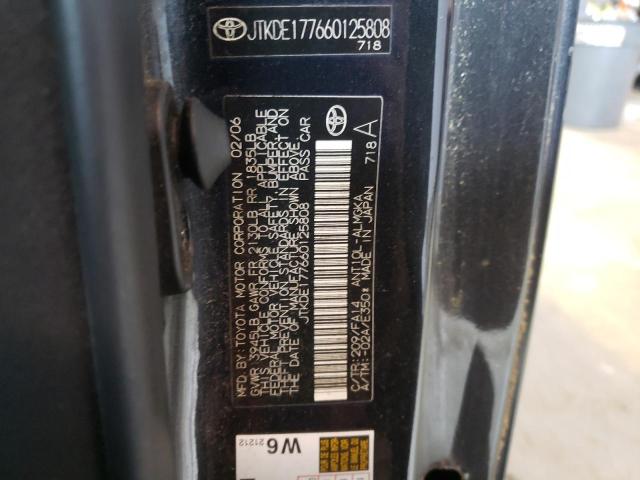 JTKDE177660125808 - 2006 TOYOTA SCION TC 黑色 照片 12