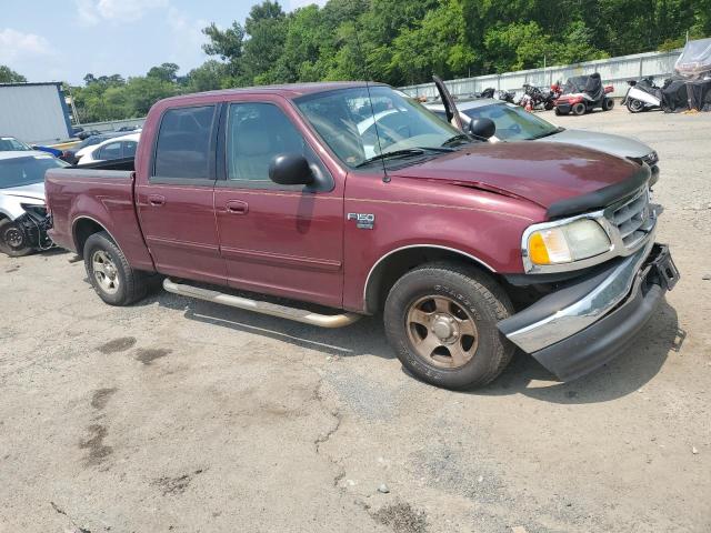 1FTRW07LX3KA97545 - 2003 FORD F150 SUPERCREW BURGUNDY photo 4