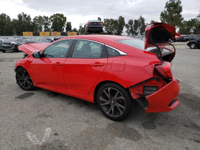 2HGFC2F82LH549985 - 2020 HONDA CIVIC SPORT 红色 照片 2