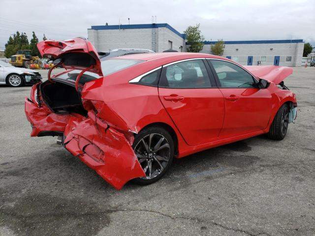 2HGFC2F82LH549985 - 2020 HONDA CIVIC SPORT 红色 照片 3
