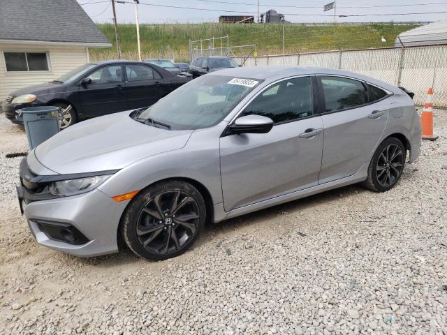 2HGFC2F81KH532352 - 2019 HONDA CIVIC SPORT 银色 照片 1