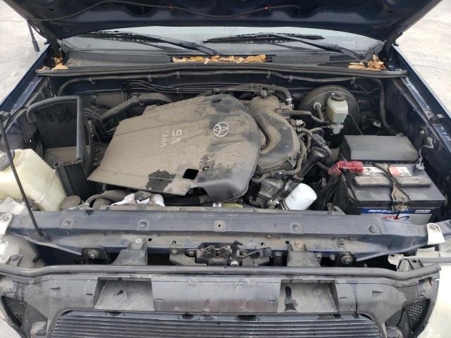 5TEJU62N97Z428230 - 2007 TOYOTA TACOMA DOUBLE CAB PRERUNNER BLUE photo 11