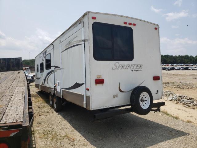 4YDT3112491530647 - 2009 KEYSTONE SPRINTER WHITE photo 3