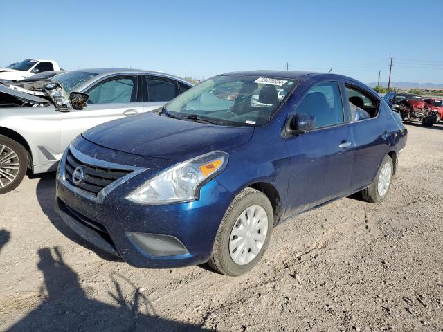 3N1CN7AP6KL850937 - 2019 NISSAN VERSA S BLUE photo 1