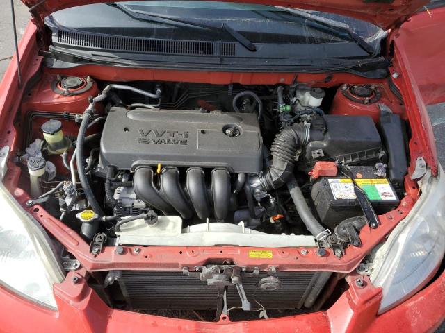 2T1KR32E05C387297 - 2005 TOYOTA COROLLA MA XR RED photo 11