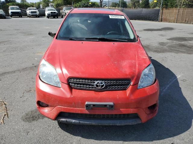 2T1KR32E05C387297 - 2005 TOYOTA COROLLA MA XR RED photo 5