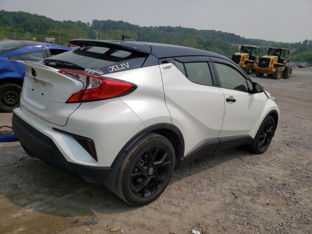 JTNKHMBX1M1105225 - 2021 TOYOTA C-HR XLE WHITE photo 3