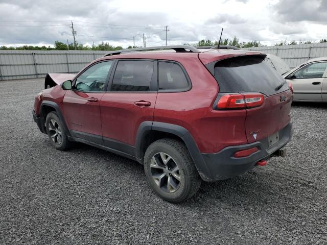 1C4PJMBS0GW368638 - 2016 JEEP CHEROKEE TRAILHAWK 勃艮第红 照片 2
