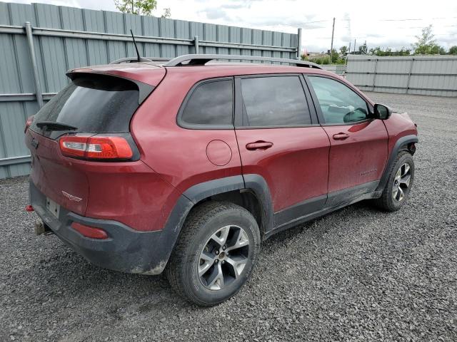1C4PJMBS0GW368638 - 2016 JEEP CHEROKEE TRAILHAWK 勃艮第红 照片 3