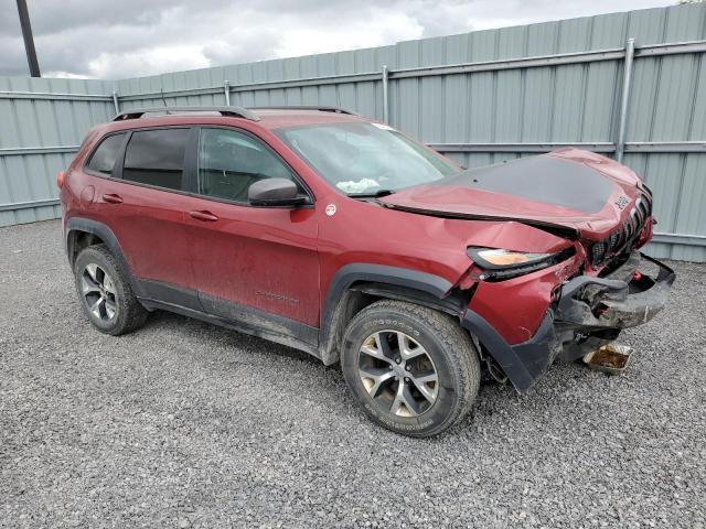 1C4PJMBS0GW368638 - 2016 JEEP CHEROKEE TRAILHAWK BURGUNDY photo 4