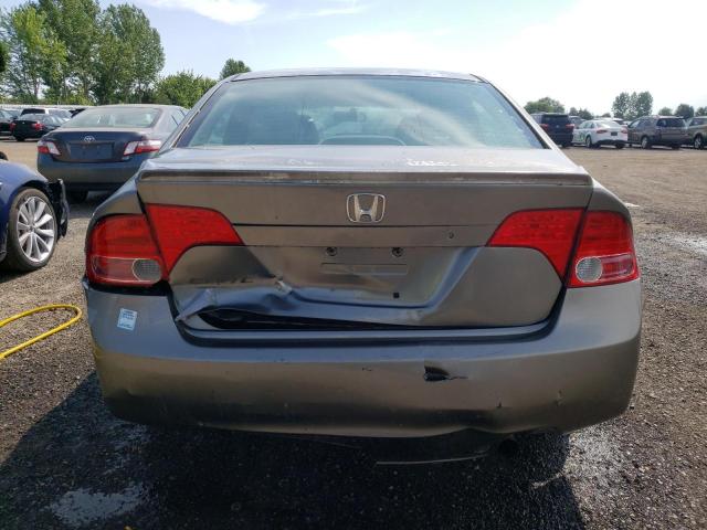 2HGFA16396H004052 - 2006 HONDA CIVIC DX VP GRAY photo 6