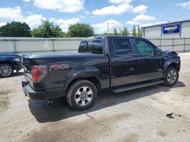 1FTFW1CTXCFA13604 - 2012 FORD F150 SUPERCREW BLACK photo 3