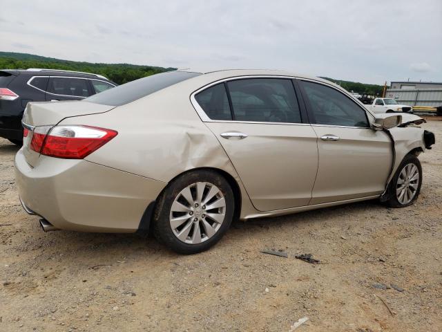 1HGCR2F85DA190908 - 2013 HONDA ACCORD EXL TAN photo 3