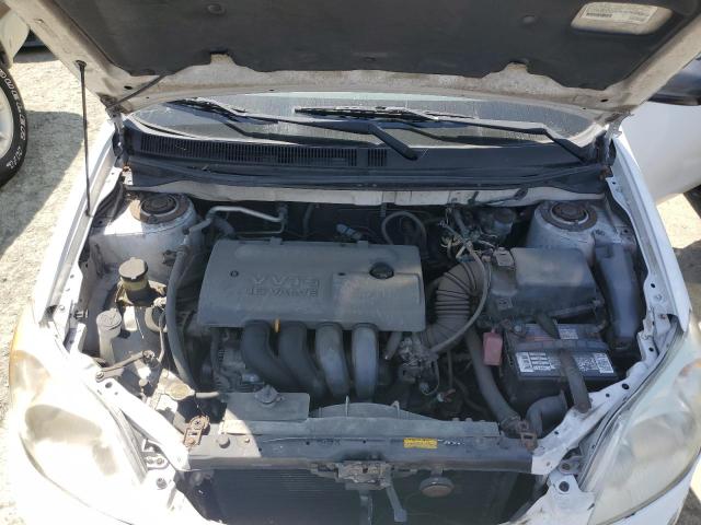 2T1KR32E73C082800 - 2003 TOYOTA COROLLA MA XR WHITE photo 11