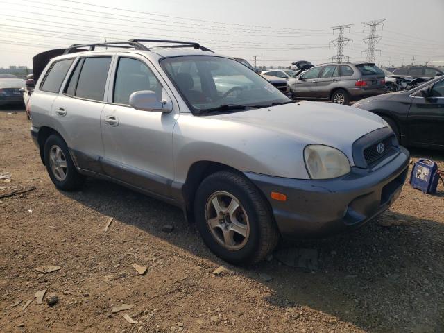 KM8SC73EX4U653655 - 2004 HYUNDAI SANTA FE 4 GLS SILVER photo 4