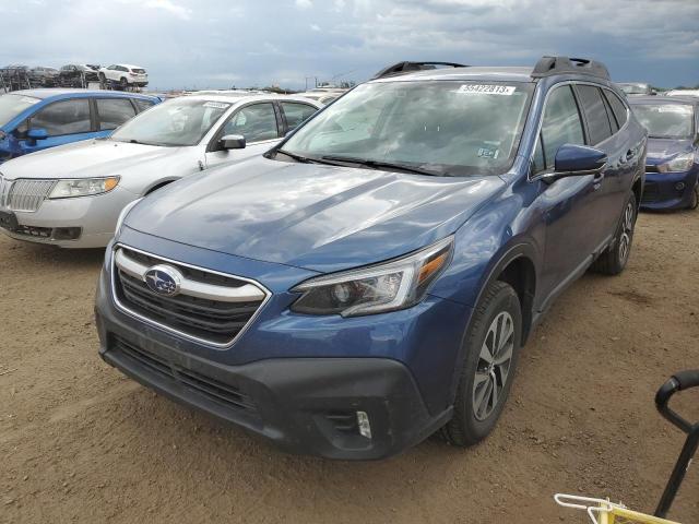 4S4BTACC9L3183828 - 2020 SUBARU OUTBACK PREMIUM BLUE photo 1