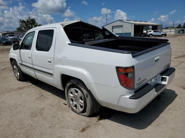 2HJYK16528H526896 - 2008 HONDA RIDGELINE RTL WHITE photo 2