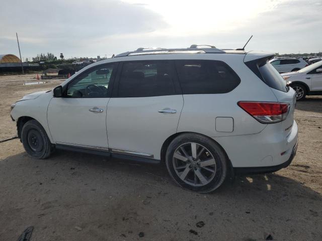 5N1AR2MN7EC685742 - 2014 NISSAN PATHFINDER S WHITE photo 2