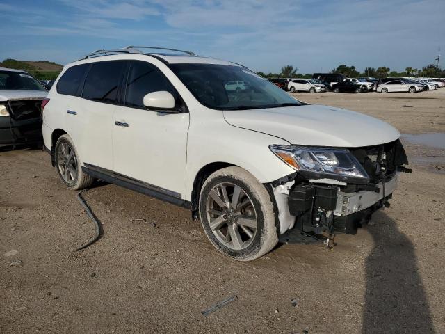 5N1AR2MN7EC685742 - 2014 NISSAN PATHFINDER S WHITE photo 4