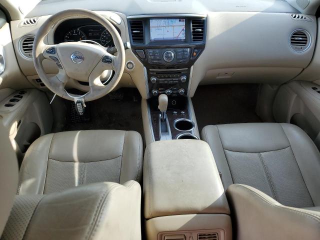 5N1AR2MN7EC685742 - 2014 NISSAN PATHFINDER S WHITE photo 8