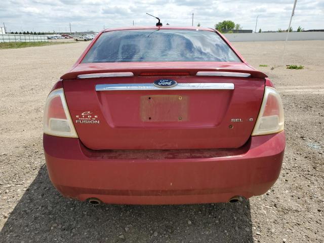 3FAHP08188R183662 - 2008 FORD FUSION SEL RED photo 6