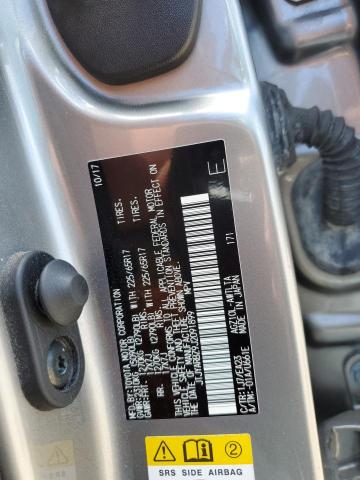 JTJYARBZ9J2091899 - 2018 LEXUS NX 300 BASE ვერცხლისფერი ფოტო 12