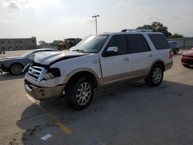 1FMJU1H56DEF66179 - 2013 FORD EXPLOR XLT WHITE photo 1