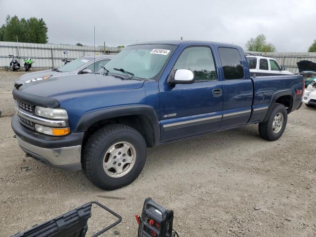 1GCEK19T4YE129442 - 2000 CHEVROLET SILVERADO K1500 BLUE photo 1