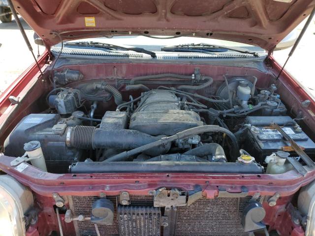 5TBBT441X2S245293 - 2002 TOYOTA TUNDRA ACCESS CAB MAROON photo 11