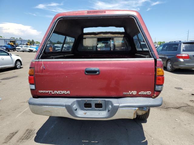 5TBBT441X2S245293 - 2002 TOYOTA TUNDRA ACCESS CAB MAROON photo 6