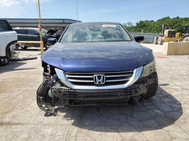 1HGCR2F8XEA289287 - 2014 HONDA ACCORD EXL BLUE photo 5