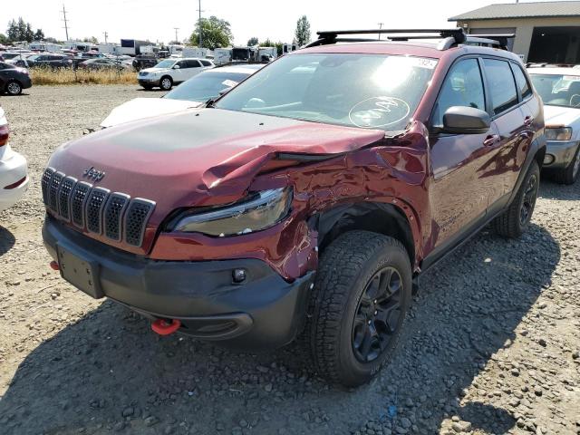 1C4PJMBXXMD253208 - 2021 JEEP CHEROKEE TRAILHAWK 红色 照片 9